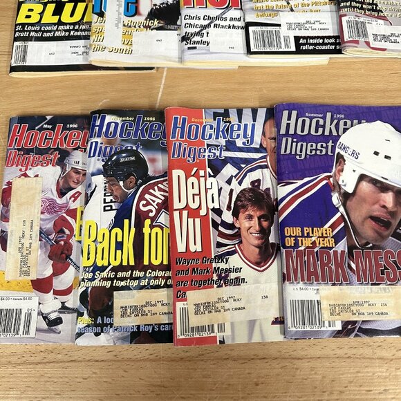 Hockey Digest magazine lot 1994 96-97 sports magazines 15 book lot 90s - Picture 4 of 5